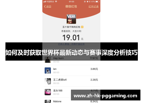 如何及时获取世界杯最新动态与赛事深度分析技巧